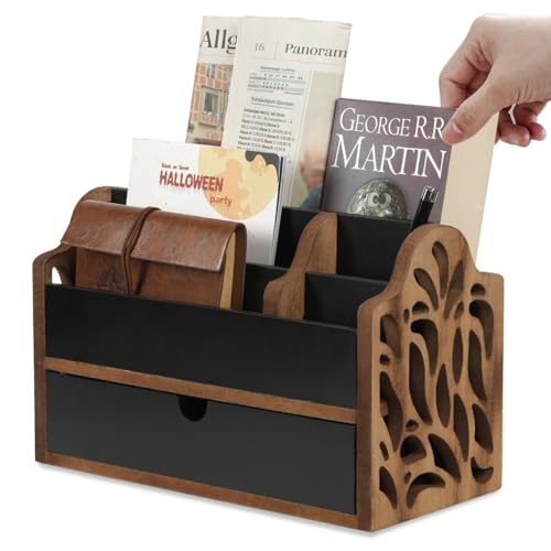 Optyuwah Schreibtisch Organizer aus Holz mit Schublade,Briefablage mit Schublade Schreibtischablage-Büro-Organisation 31x19x13cm Optyuwah Schreibtisch Organizer aus Holz mit Schublade,Briefablage mit Schublade Schreibtischablage-Büro-Organisation 31x19x13cm von Optyuwah