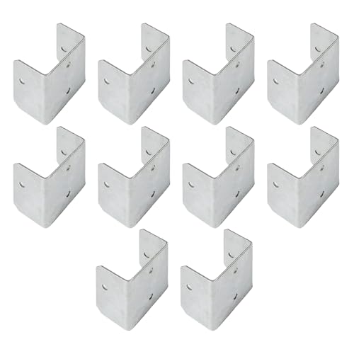 Kennel Klemmleiste montiert, U-Shape Klemme, sichere Halterung, Multi-Winkel, Metall, 3,5 x 3,5 x 1,2 cm, robust, für Gartenpartitionen und Bauernhöfe Kennel Klemmleiste montiert, U-Shape Klemme, sichere Halterung, Multi-Winkel, Metall, 3,5 x 3,5 x 1,2 cm, robust, für Gartenpartitionen und Bauernhöfe von Opvonxeh