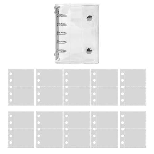 Notizpapier mit PVC transparentem Umschlag und 5 Ringen - Lose Blatt Liniertes Bindepapier 10 Seiten,Für Sammelalben Bastelarbeiten Auto Flugzeug Reise Scrapbooking Kunst Und Notizpapier mit PVC transparentem Umschlag und 5 Ringen - Lose Blatt Liniertes Bindepapier 10 Seiten,Für Sammelalben Bastelarbeiten Auto Flugzeug Reise Scrapbooking Kunst Und von Opvonxeh