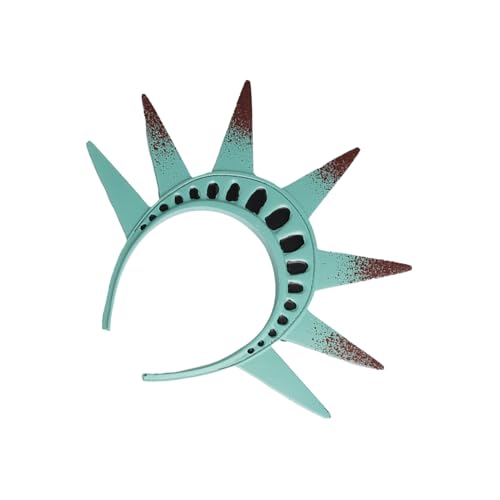 Opvonxeh 4th of July Outfits, Statue Goddess Kostüm, 29 x 14 x 9 cm, Lightweight Patriotic Accessory Prop for Independence Holiday Event, School Parade, Halloween Celebration Wear von Opvonxeh