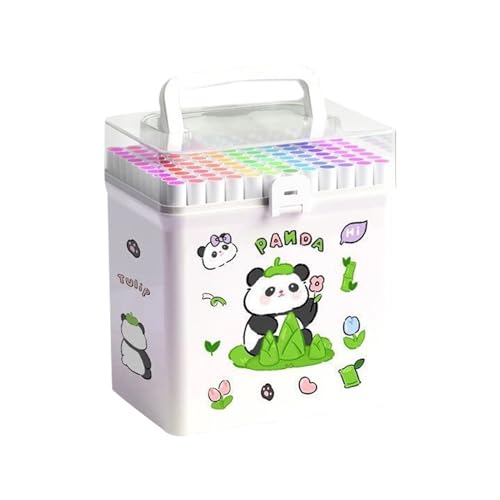 Opvonxeh Coloring Marker Pen, 120 Color Cartoon Animal Design Painting Set, Multi Functional Buildable Art Pens for Students, Children, Boys, and Kids, Drawing, School 5.91x6.5x6.1 Inches Opvonxeh Coloring Marker Pen, 120 Color Cartoon Animal Design Painting Set, Multi Functional Buildable Art Pens for Students, Children, Boys, and Kids, Drawing, School 5.91x6.5x6.1 Inches von Opvonxeh