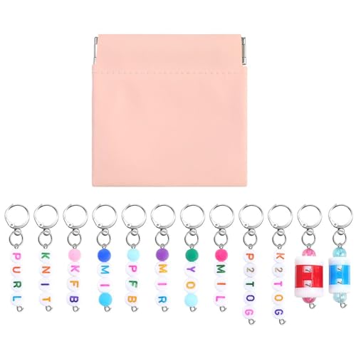 Opvonxeh Crochet Markers, Row Counters Crocheting, 12 Pieces Sewing Marking Tool, for Fabric, Clothing, Scrapbooking, Keychain, Necklace Making, Crafting, and Accessory Projects Opvonxeh Crochet Markers, Row Counters Crocheting, 12 Pieces Sewing Marking Tool, for Fabric, Clothing, Scrapbooking, Keychain, Necklace Making, Crafting, and Accessory Projects von Opvonxeh