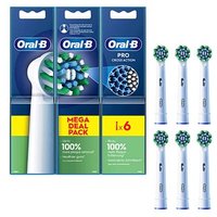 Oral-B PRO Cross Action Mega Deal Pack Zahnbürstenaufsätze, 6 St. von Oral-B