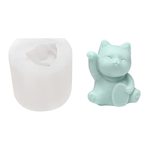OralGos Silikon-Backformen für Katzen, Kristall, Epoxidharz, Schlüsselanhänger, für handgefertigte Ornamente, Gips, Kerzen, Schmuck, Kinder von OralGos