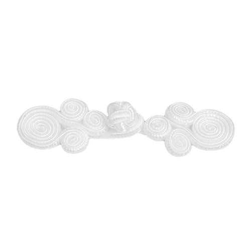 OralGos Zarter Kristall, vier runde chinesische Cheongsam-Knoten, Knopfverschluss, Bandverschluss, Zapfen, Hemd, Anzug, Nähen, Handwerk von OralGos