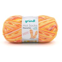 Gründl Hot Socks Manerba - Orange/Gelb/Natur von Orange