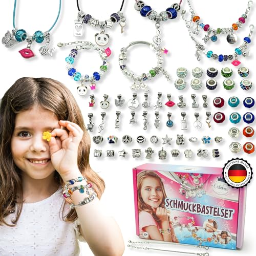 Orbikus einschulungsgeschenke für Mädchen- Schmuckbastelset für mädchen- schmuck basteln mädchen- schultüte klein- 6-7- 8-9- 10-11- 12- Jahre Orbikus einschulungsgeschenke für Mädchen- Schmuckbastelset für mädchen- schmuck basteln mädchen- schultüte klein- 6-7- 8-9- 10-11- 12- Jahre von Orbikus