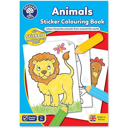 Orchard Toys Animals Colouring and Activity Book, Educational Activity Book for Preschoolers, for Kids Age 3+, Ideal for Parties Orchard Toys Animals Colouring and Activity Book, Educational Activity Book for Preschoolers, for Kids Age 3+, Ideal for Parties von Orchard Toys
