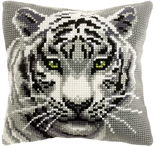 Orchidea - Kreuzstichkissenpackung - Weißer Tiger - Bedruckte Stramin - 4.5 Count - Für Erwachsene - 30.9531 Orchidea - Kreuzstichkissenpackung - Weißer Tiger - Bedruckte Stramin - 4.5 Count - Für Erwachsene - 30.9531 von Orchidea