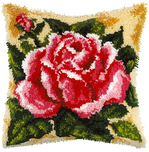 Orchidea - Knüpfkissenpackung mit Knüpfhaken - Rose - Bedruckte Stramin - 4,5 Count - Für Erwachsene - 30.4085 Orchidea - Knüpfkissenpackung mit Knüpfhaken - Rose - Bedruckte Stramin - 4,5 Count - Für Erwachsene - 30.4085 von Orchidea