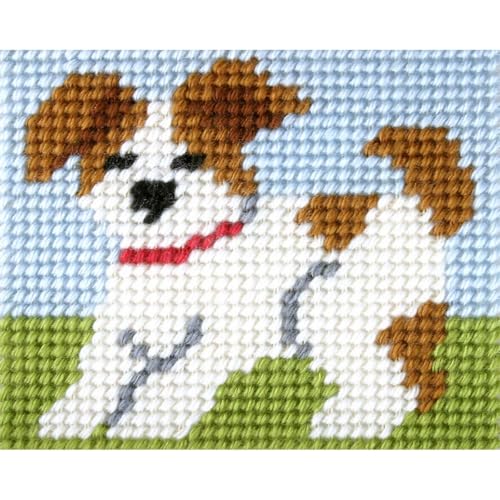 Orchidea Stickpackung für Kinder halber Kreuzstich Hund 9709 Orchidea Stickpackung für Kinder halber Kreuzstich Hund 9709 von Orchidea