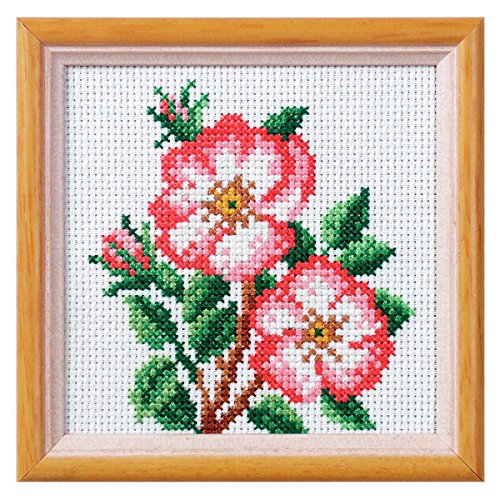 XSTITCH KIT DOG ROSE - Cross Stitch Kit: Dog Rose - Orchidea von Orchidea