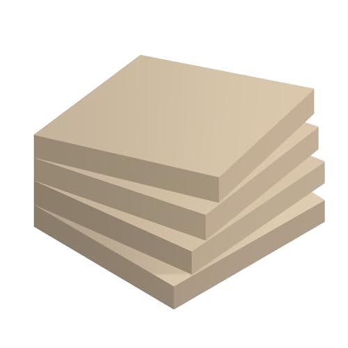 Ordinate Sticky Notes, Vintage Palette, 100 Blatt pro Blatt, Haftnotizen in Retrofarben für Notizen, To-do-Listen und Erinnerungen (75mm x 75mm, Vintage Brown 4 Blöcken) von Ordinate