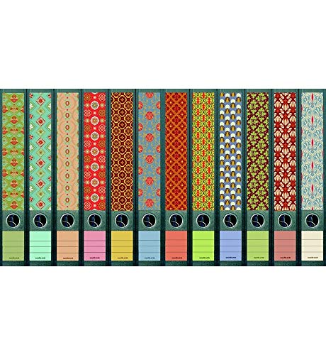 12er Set Ordnerrücken für schmale Ordner Pattern Ordner Aufkleber Etiketten Deko AJ 607 608 12er Set Ordnerrücken für schmale Ordner Pattern Ordner Aufkleber Etiketten Deko AJ 607 608 von Ordnerrücken Set