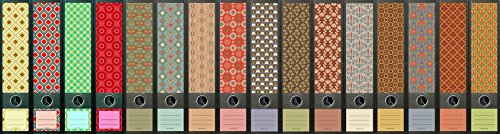 16er Set Ordnerrücken für breite Ordner Pattern Ordner Aufkleber Etiketten Deko 474 321 322 323 16er Set Ordnerrücken für breite Ordner Pattern Ordner Aufkleber Etiketten Deko 474 321 322 323 von Ordnerrücken Set
