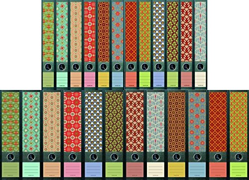 24er Set Ordnerrücken für breite und schmale Ordner Pattern Ordner Aufkleber Etiketten Deko AJ 321 322 323 607 608 24er Set Ordnerrücken für breite und schmale Ordner Pattern Ordner Aufkleber Etiketten Deko AJ 321 322 323 607 608 von Ordnerrücken Set