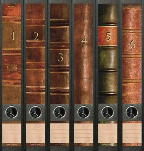 6er Set Ordnerrücken für schmale Ordner Bücher 1-6 Lexikon Ordner Aufkleber Etiketten Deko AJ 609 6er Set Ordnerrücken für schmale Ordner Bücher 1-6 Lexikon Ordner Aufkleber Etiketten Deko AJ 609 von Ordnerrücken Set