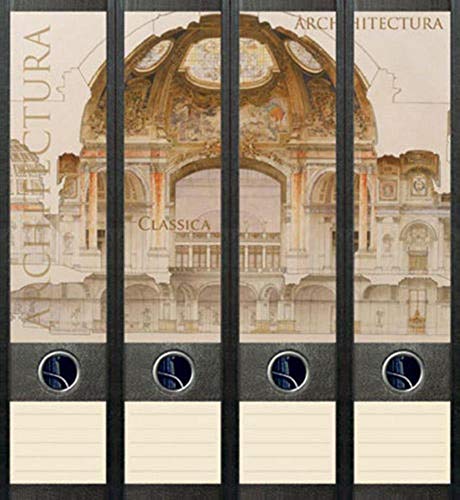 Ordnerrücken breit 4er Set Ordner Architectura Aufkleber Etiketten Deko 032 Ordnerrücken breit 4er Set Ordner Architectura Aufkleber Etiketten Deko 032 von Ordnerrücken breit