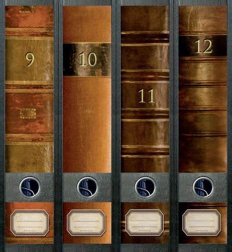 Ordnerrücken breit 4er Set Ordner Bücher 9-12 Lexikon Aufkleber Etiketten Deko 313 Ordnerrücken breit 4er Set Ordner Bücher 9-12 Lexikon Aufkleber Etiketten Deko 313 von Ordnerrücken breit