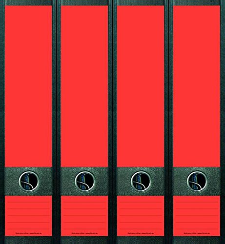 4er Set Ordnerrücken für breite Ordner Neon Orange Rot Blanco Ordner Aufkleber Etiketten Deko NC001 4er Set Ordnerrücken für breite Ordner Neon Orange Rot Blanco Ordner Aufkleber Etiketten Deko NC001 von Ordnerrücken breit