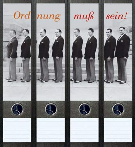 Ordnerrücken breit 4er Set Ordner Ordnung muß Sein Männer Aufkleber Etiketten Deko 029 Ordnerrücken breit 4er Set Ordner Ordnung muß Sein Männer Aufkleber Etiketten Deko 029 von Ordnerrücken breit