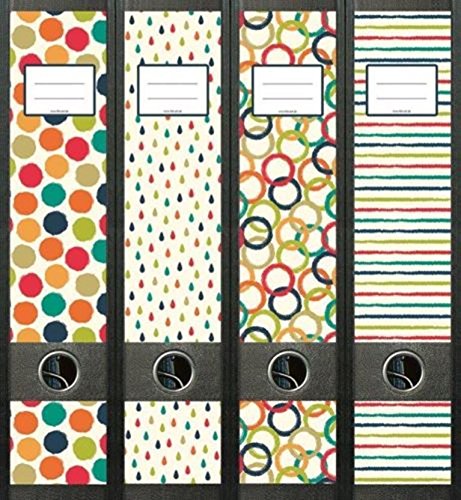 4er Set Ordnerrücken für breite Ordner Retro Kreis Lexikon Aufkleber Etiketten Deko 472 4er Set Ordnerrücken für breite Ordner Retro Kreis Lexikon Aufkleber Etiketten Deko 472 von Ordnerrücken breit