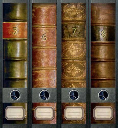 Ordnerrücken breit 4er Set Ordner Bücher 5-8 Lexikon Aufkleber Etiketten Deko 312 Ordnerrücken breit 4er Set Ordner Bücher 5-8 Lexikon Aufkleber Etiketten Deko 312 von Ordnerrücken breit