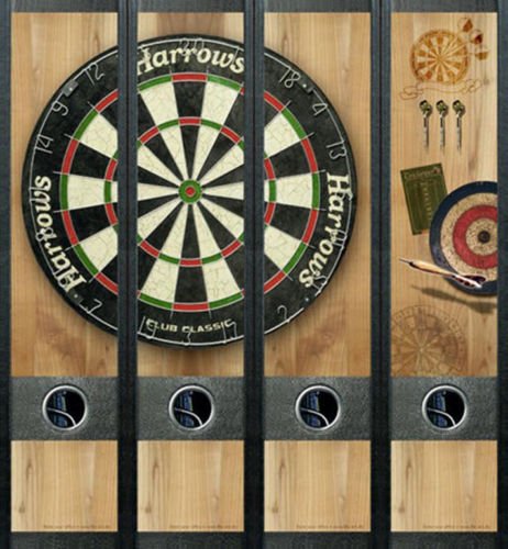 Ordnerrücken breit 4er Set Ordner Dart Dartscheibe Aufkleber Etiketten Deko 401 Ordnerrücken breit 4er Set Ordner Dart Dartscheibe Aufkleber Etiketten Deko 401 von Ordnerrücken breit