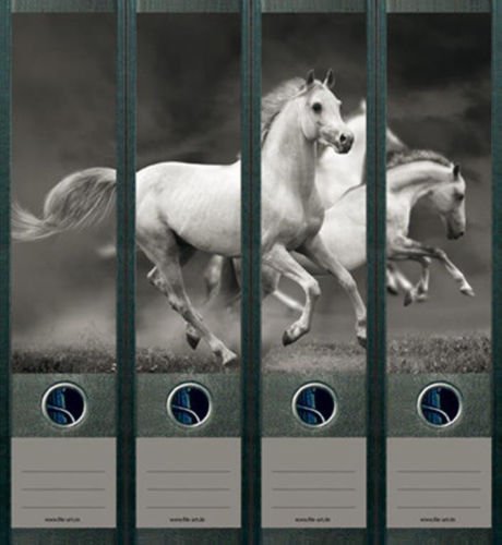 Ordnerrücken breit 4er Set Ordner Pferd Schimmel Horse Aufkleber Etiketten Deko 465 Ordnerrücken breit 4er Set Ordner Pferd Schimmel Horse Aufkleber Etiketten Deko 465 von Ordnerrücken breit