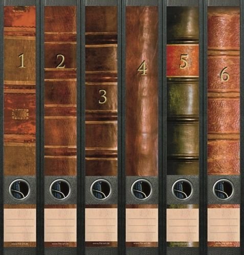 Ordnerrücken schmal 6er Set Ordner Bücher 1-6 Lexikon Ordner Aufkleber Etiketten Deko 609 Ordnerrücken schmal 6er Set Ordner Bücher 1-6 Lexikon Ordner Aufkleber Etiketten Deko 609 von Ordnerrücken schmal
