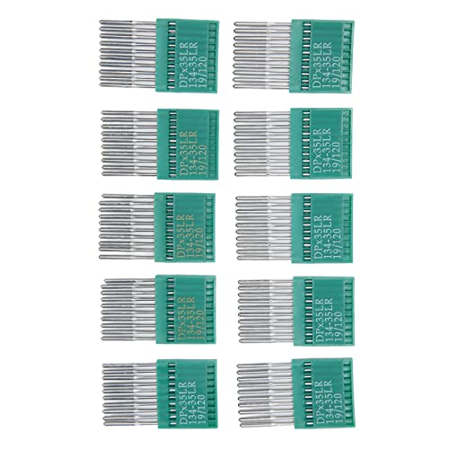100pcs 120/19 Stickern, Hochleistungsstahl mit Plastik -Aufbewahrungsbox für Sticken auf Stoff, Leder und Jeans 100pcs 120/19 Stickern, Hochleistungsstahl mit Plastik -Aufbewahrungsbox für Sticken auf Stoff, Leder und Jeans von Oreilet