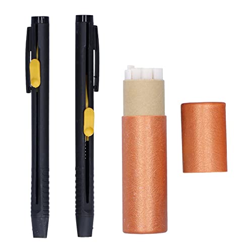 2pcs Nähkreidestifte, Nachfüllbare Patronen -Kreide -Kreide -Kennzeichen -Stoffstoffstifte, für Baumwollstrickhandwerksnähung 2pcs Nähkreidestifte, Nachfüllbare Patronen -Kreide -Kreide -Kennzeichen -Stoffstoffstifte, für Baumwollstrickhandwerksnähung von Oreilet