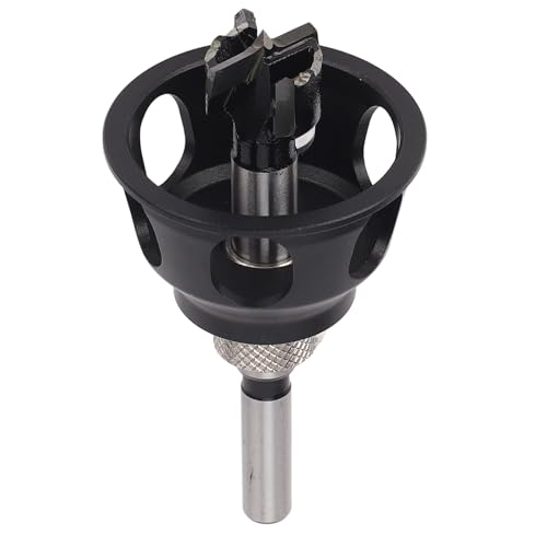 Dübellehren Kit, Hundeloch Fasenreibahle, Vorrichtung Zum Bohren Gerader Löcher, für Bänke aus Aluminiumlegierung, Werkzeug Entfernen Fasengraten aus Metall, Formschneider von Oreilet