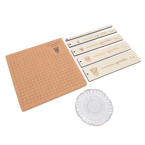Macrame Brajiding Board, Cork Gewebte Faserplatten - -Kit mit T Stiften, Doppelseitiges Bravader Kit für Flechtenarmbänder Macrame Brajiding Board, Cork Gewebte Faserplatten - -Kit mit T Stiften, Doppelseitiges Bravader Kit für Flechtenarmbänder von Oreilet