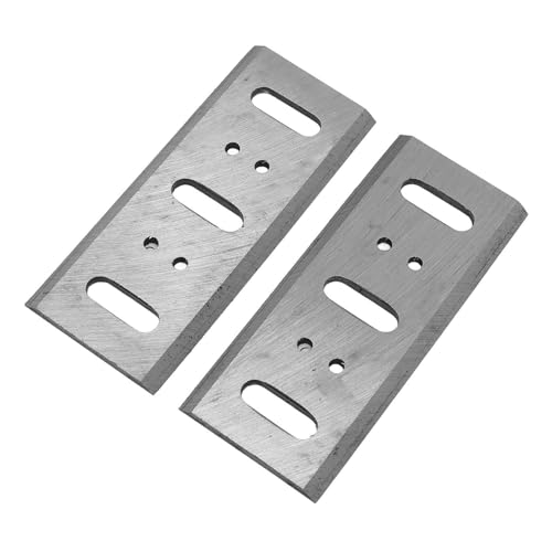 Oreilet 2 PCs 3,5" Elektrische Hobelblätter, Professionelle Langlebige Hochgeschwindigkeits Stahlholzholz Hobelklingen D-16346 Ersatz für Nanfang 90 von Oreilet