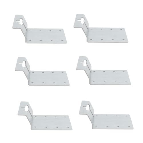 Oreilet 6pcs T nach Montageklammer, 3 Zoll T -Post -Klammern für Holz, Mailbox Zielhalter, Zielhalterzaunbügel für Holzholz, Schilder, Vogelhaus Oreilet 6pcs T nach Montageklammer, 3 Zoll T -Post -Klammern für Holz, Mailbox Zielhalter, Zielhalterzaunbügel für Holzholz, Schilder, Vogelhaus von Oreilet