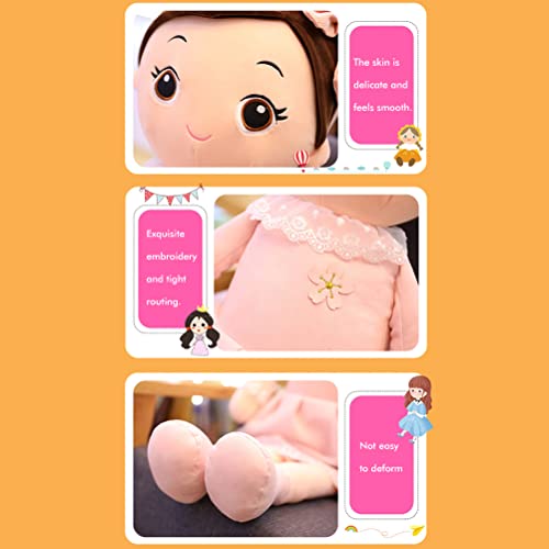 Oreilet Plüschpuppe, Niedliche Stoffpuppen, Babypuppenspielzeug mit Weichem Plüschstoff und PP -Baumwollfüllung, Zum Kuscheln, Heimdekoration, Gabe für Mädchen Kleinkinder (3) von Oreilet