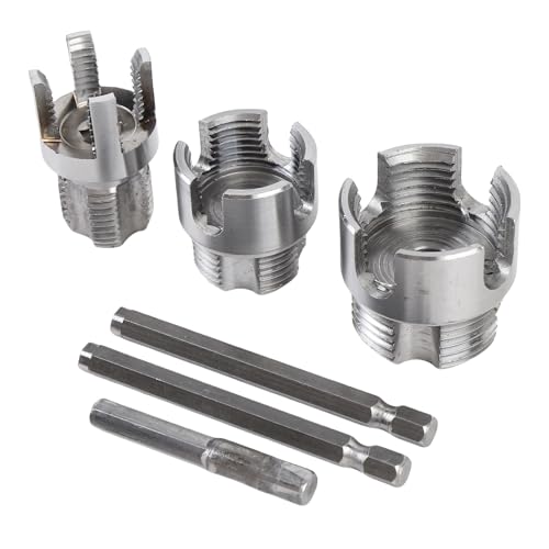Oreilet Rohrgewinde -Schneidwerkzeug, Integrierte Interne und Externe Rohrgewindewerkzeuge, 1/4in -Hex -Shank G1/2 G3/4 G1 Rohrgewinde -Maker -Werkzeuge von Oreilet