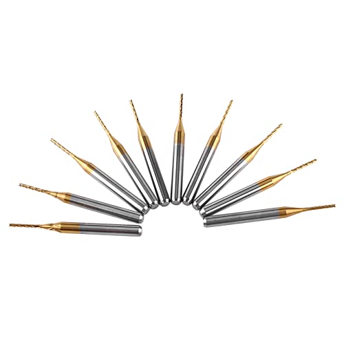 Titaniumcoat Carbid End Mill Gravurbits, Frässesträger 3.175 Mmx1mm, CNC -Router -Bits für PCB -Schimmelpilzmaschine von Oreilet