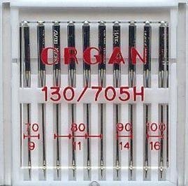 Organ Heim-Nähmaschine Nadeln Mix Packungsgröße 70, 80, 90, 100, 10 Nadeln Organ Heim-Nähmaschine Nadeln Mix Packungsgröße 70, 80, 90, 100, 10 Nadeln von Organ