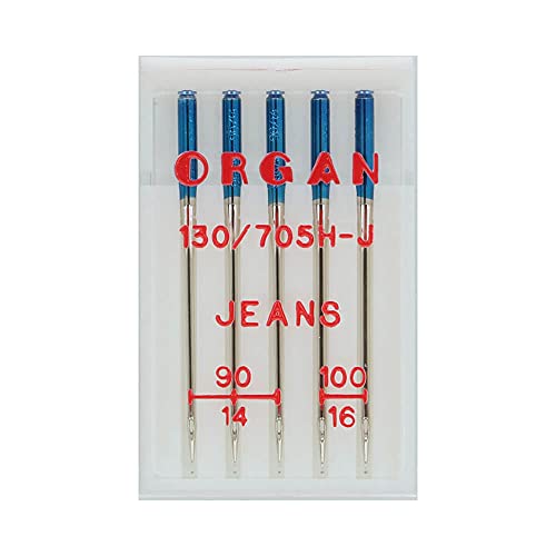 Organ Needles 5524500 Maschinennadeln, Silber, 90/100 Größe, 5 Count von ORGAN NEEDLES