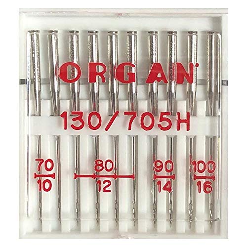 Organ Nadel 130/705 H REG Webware 70-100 Sortiment 10 Stück von Organ