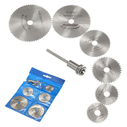 OriGlam 6pcs HSS Rotierende Kreissägeblätter Trennscheiben, Holz Schneiden Rotary Werkzeug für Dremel Bohrmaschinen Rotary Dorn OriGlam 6pcs HSS Rotierende Kreissägeblätter Trennscheiben, Holz Schneiden Rotary Werkzeug für Dremel Bohrmaschinen Rotary Dorn von OriGlam