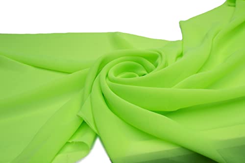 Chiffon glatt, luftiger Stoff, Schleier 50 x 150 cm (Aquamarin) von Orient Fashion