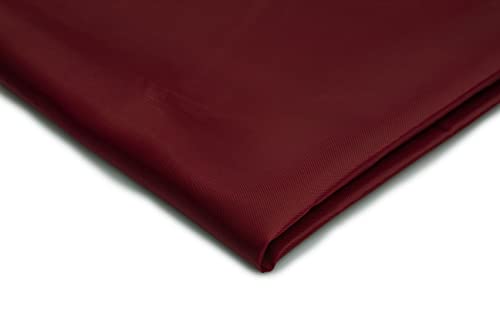 Futterstoff Polyester Leicht Halbdurchsichtig, 50 x 150 cm (Bordeauxrot) von Orient Fashion