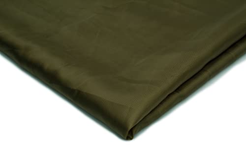 Futterstoff Polyester Leicht Halbdurchsichtig, 50 x 150 cm (Dunkles Oliv) von Orient Fashion
