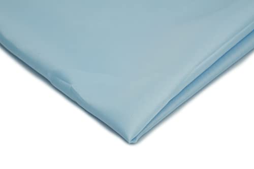 Futterstoff Polyester Leicht Halbdurchsichtig, 50 x 150 cm (Hellblau) von Orient Fashion