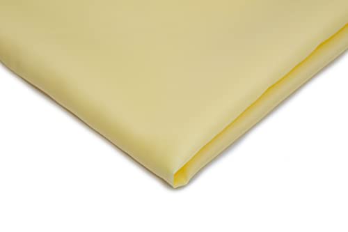 Futterstoff Polyester Leicht Halbdurchsichtig, 50 x 150 cm (Kanariengelb) von Orient Fashion