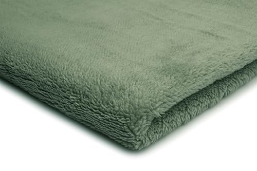 Lamm gestrickt, Sherpa, Kunstfell 50 x 160 cm (Salbei) von Orient Fashion