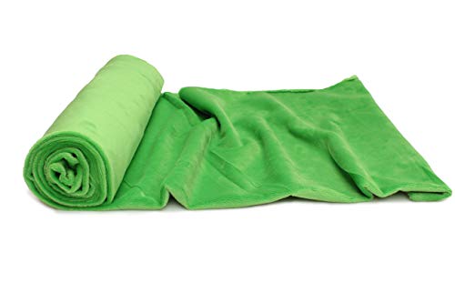 Minkee Strickstoff glattes Muster 50x160 cm (Grün) von Orient Fashion